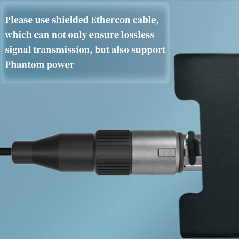 YDF 4 Channel 3-Pin XLR Male to Female Over Ethercon Cable Multi Extender for Stage Lighting and Recording Studio- XLR/AES/DMX Channel Over Shielded Cat5/Cat5E/Cat6/Cat7 Ethernet Cable (1 Male+1 Female） - Image 4